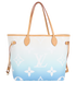 Neverfull MM By The Pool, &pound;1,750, Handbags, Blue/White, Canvas, Back view